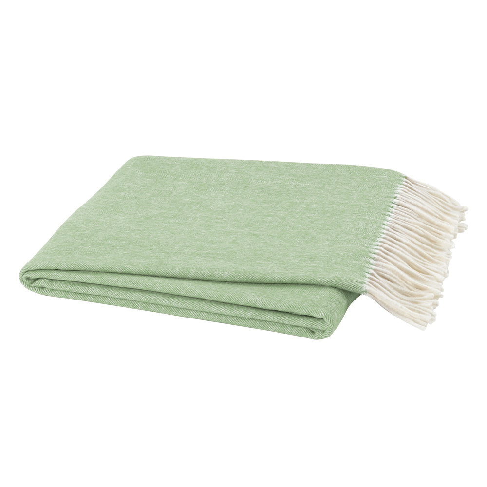 Lands Downunder Agave Italian Herringbone Throw Yvonne Estelle s