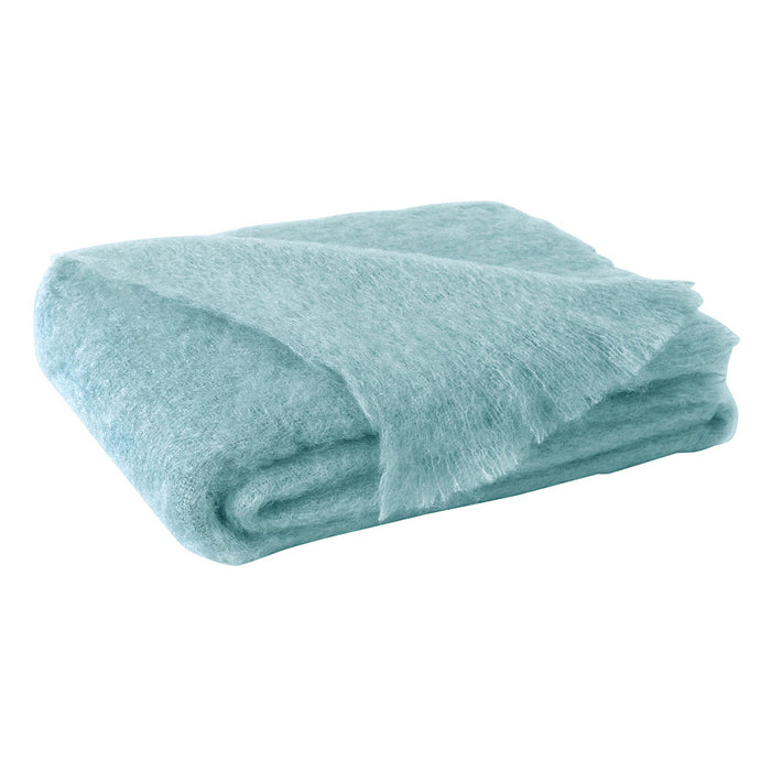 Lands Downunder Sea Spray Mohair Throw