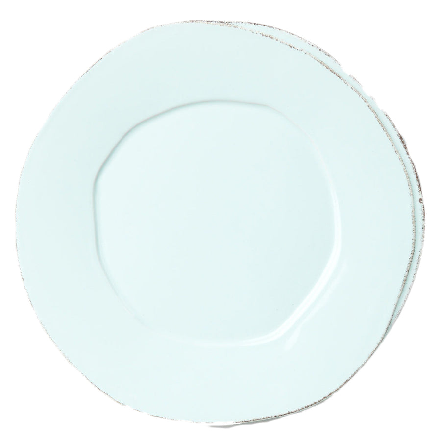 Vietri Lastra Aqua American Dinner Plate