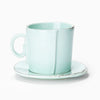 Vietri Lastra Aqua Espresso Cup & Saucer Set