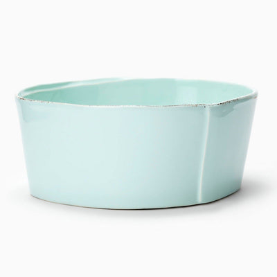 Vietri Lastra Aqua Medium Serving Bowl