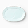 Vietri Lastra Aqua Oval Tray