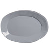 Vietri Lastra Gray Oval Platter