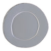 Vietri Lastra Grey American Dinner Plate