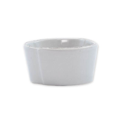 Vietri Lastra Light Gray Condiment Bowl