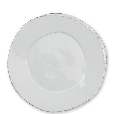 Vietri Lastra Light Gray European Dinner Plate