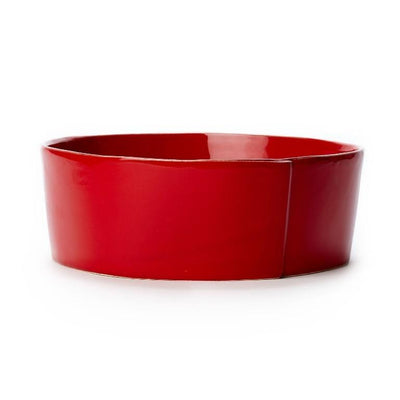 Vietri Lastra Red Large Serving Bowl