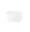 Vietri Lastra White Condiment Bowl