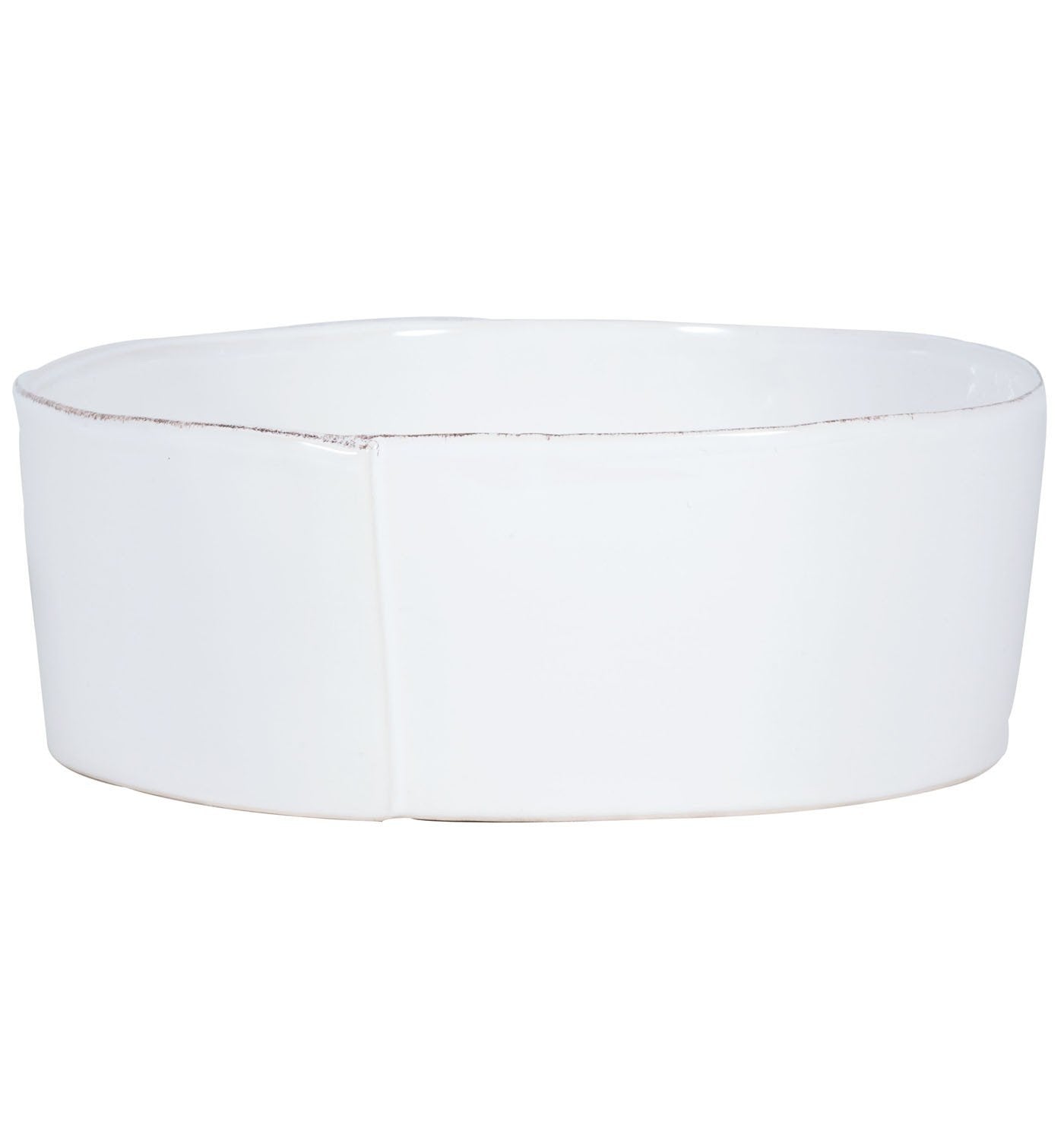 Vietri Lastra White Large Serving Bowl