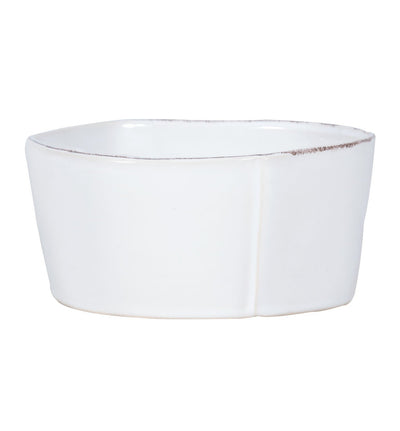 Vietri Lastra White Medium Serving Bowl