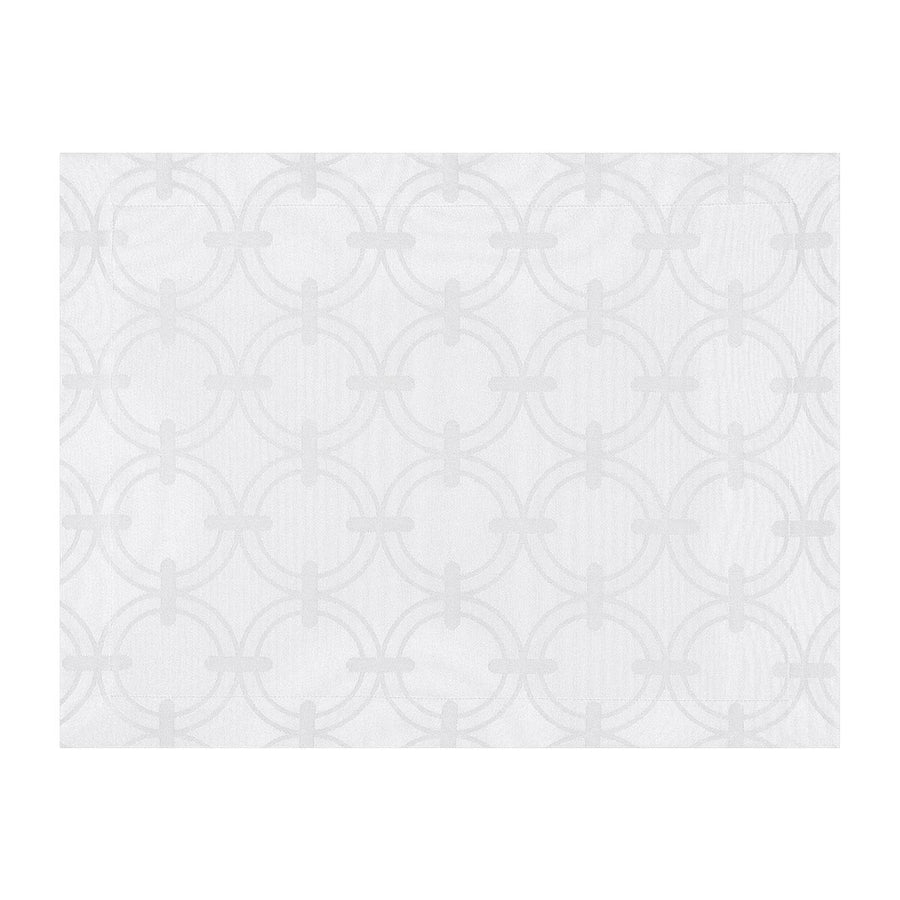 Le Jacquard Francais Anneaux White Placemat