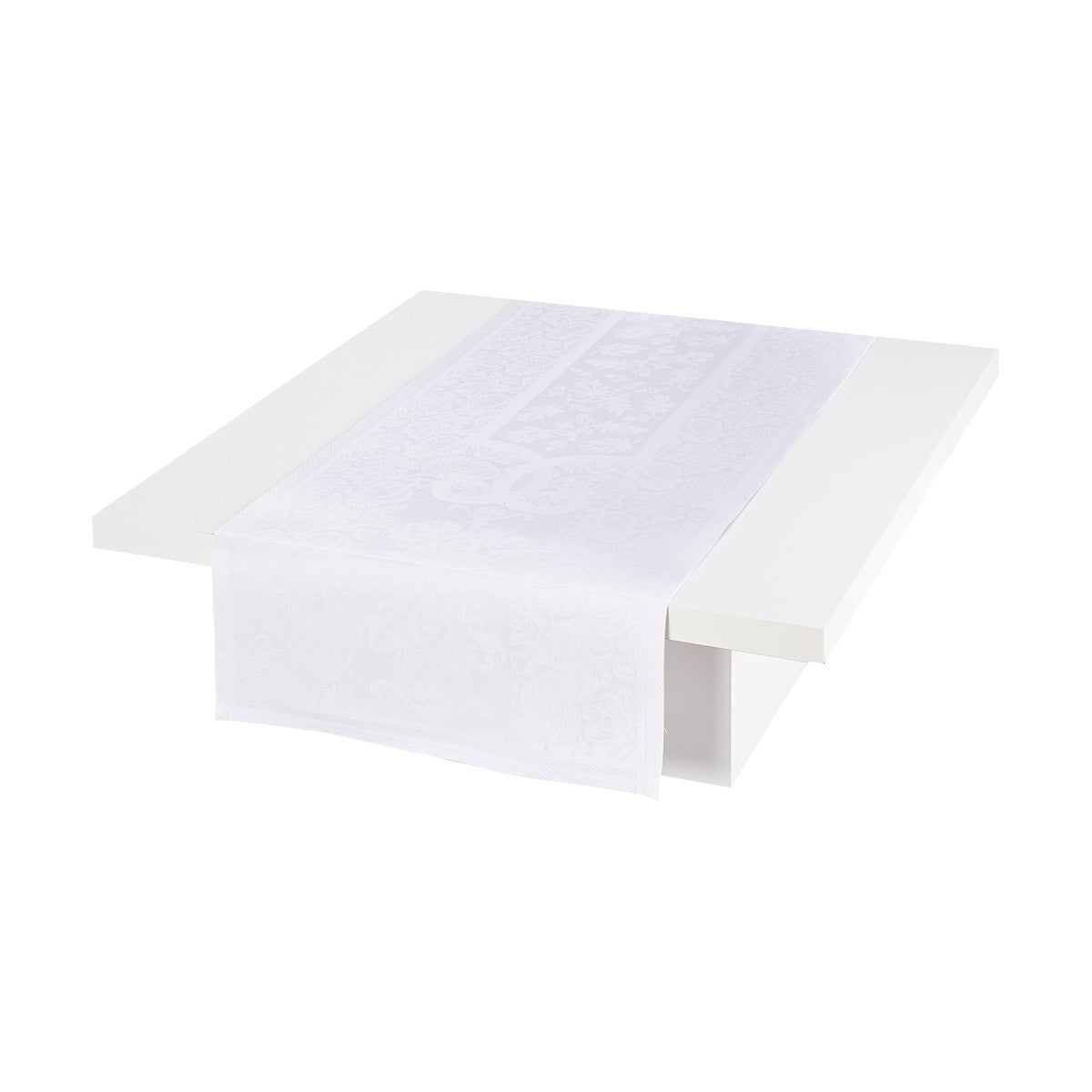 Le Jacquard Francais Siena White Runner