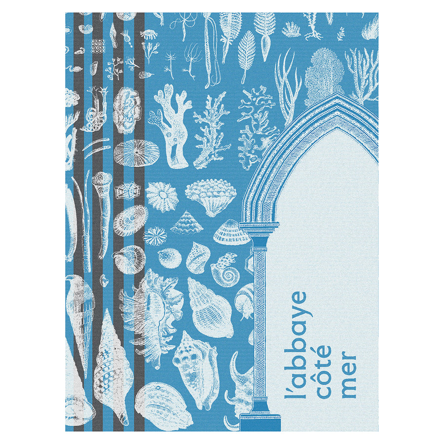 Le Jacquard Francais Abbaye Mer Blue Tea Towel