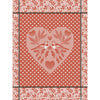 Le Jacquard Francais Amour Red Tea Towel