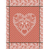 Le Jacquard Francais Amour Red Tea Towel