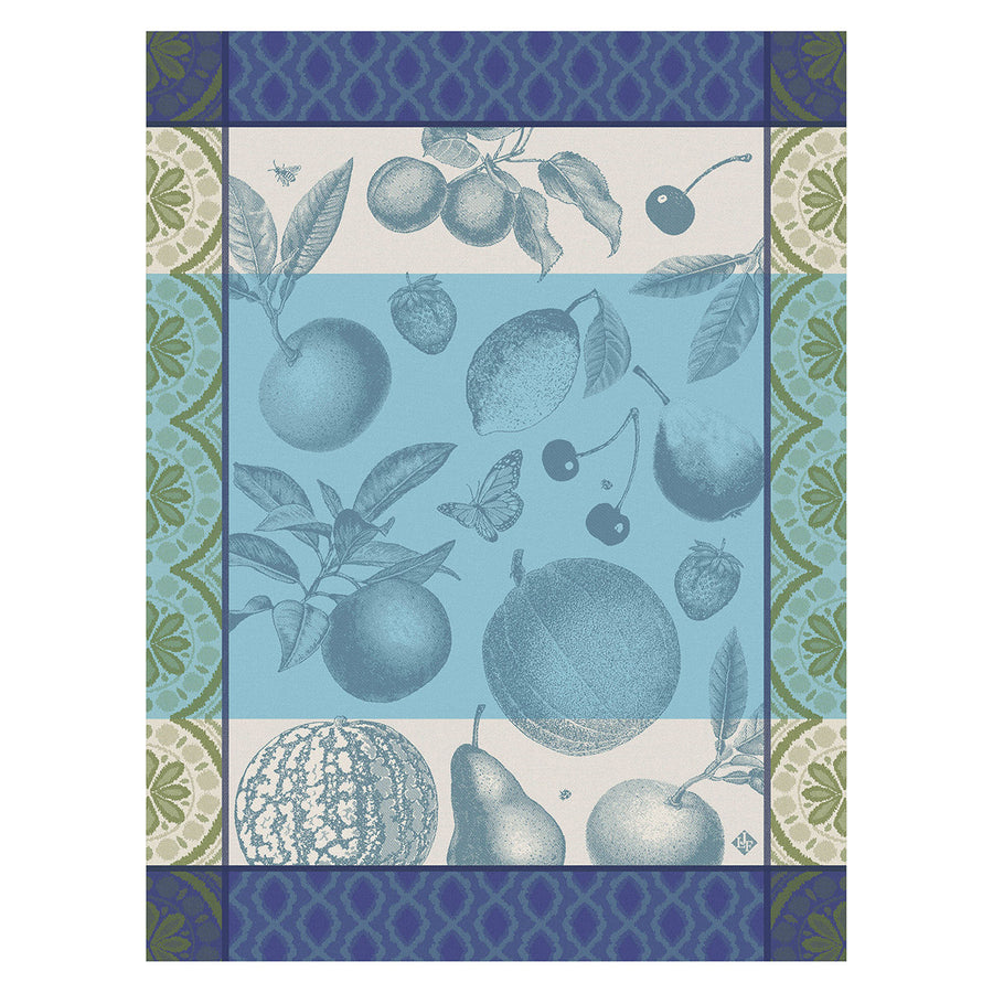 Le Jacquard Francais Arriere-Pays Blue Tea Towel
