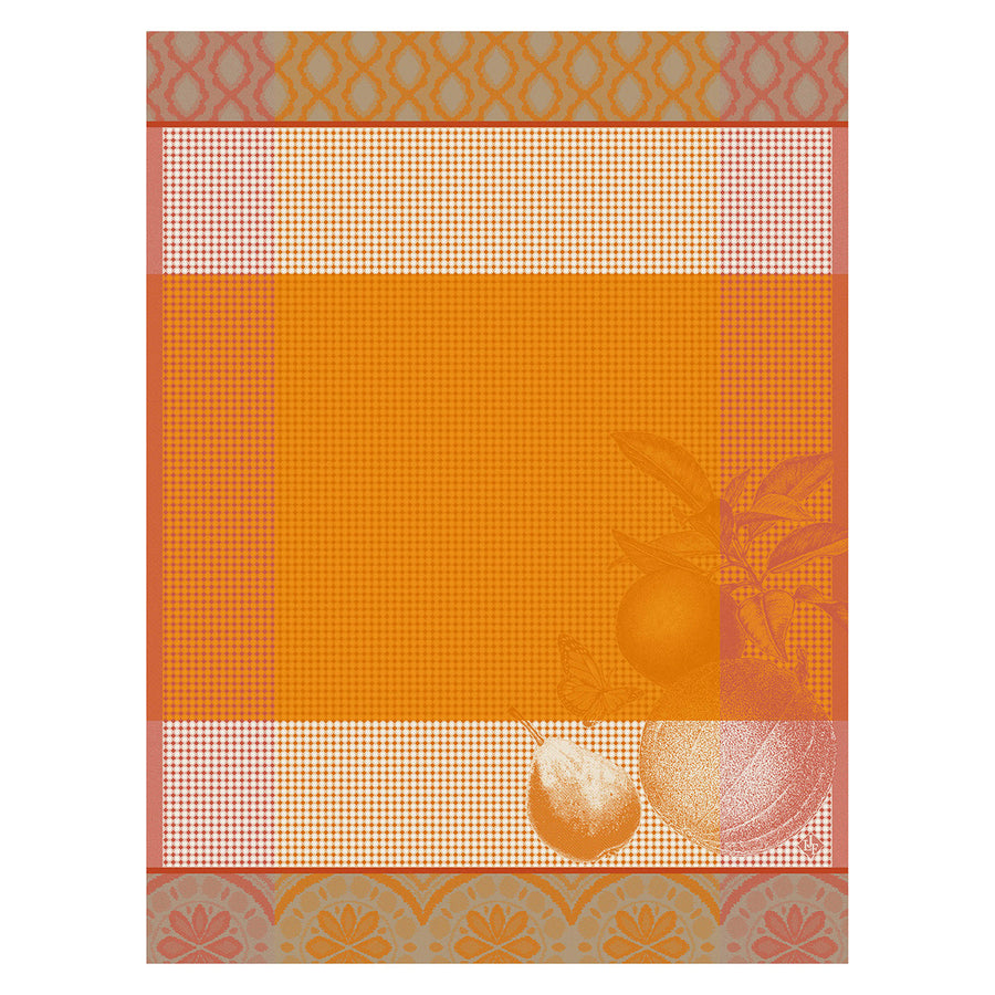 Le Jacquard Francais Arriere-Pays Orange Hand Towel