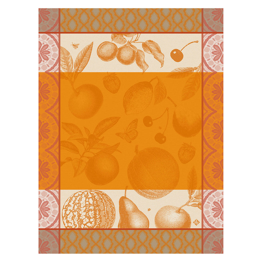 Le Jacquard Francais Arrière-Pays Orange Tea Towel