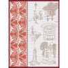 Le Jacquard Francais Carnet de Paris Cabaret Tea Towel