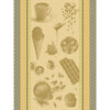 Le Jacquard Francais Chocolats Recettes Yellow Tea Towel