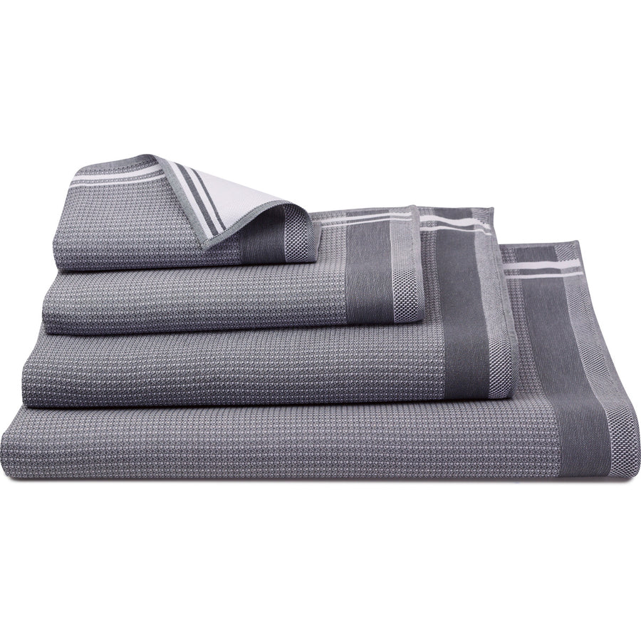 Le Jacquard Francais Duetto Caviar Bath Towels