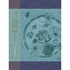 Le Jacquard Francais Fleurs a Croquer Chlorophyll Tea Towel
