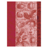 Le Jacquard Francais Pommes à Croquer Red Tea Towel