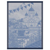 Le Jacquard Francais Promenade Parisienne Blue Tea Towel
