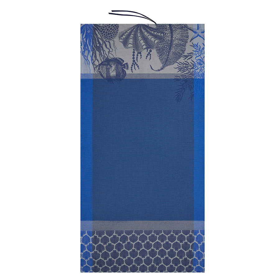 Le Jacquard Francais Recifs Blue Beach Towel