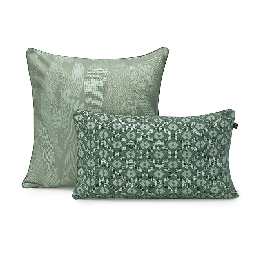Le Jacquard Francais Nature Sauvage Green Pillows