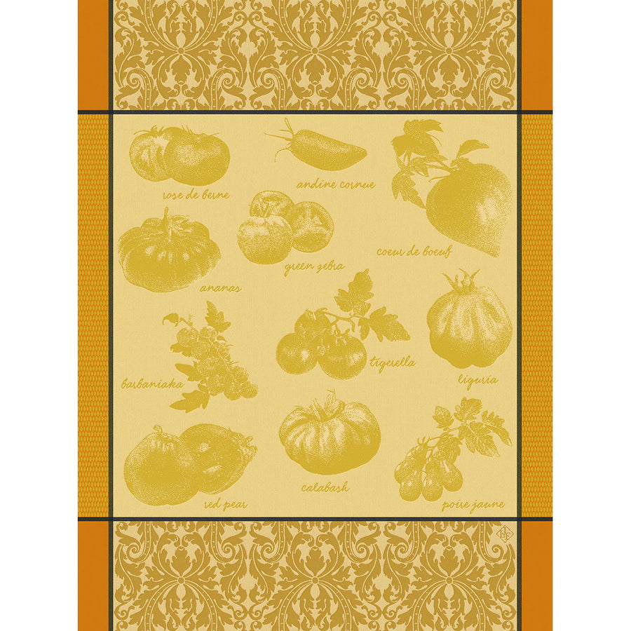 Le Jacquard Francais Tomates Yellow Tea Towel