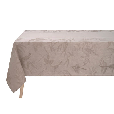 Le Jacquard Francais Voliere Beige Tablecloth