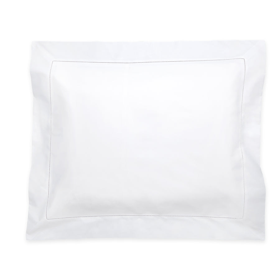 Matouk Luca Hemstitch White Pillow Sham