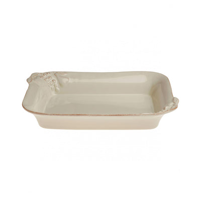 Casafina Madeira Harvest Vanilla Cream Large Rectangular Baker