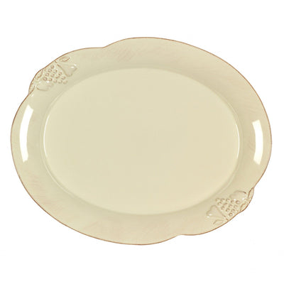 Madeira Harvest Vanilla Cream Oval Platter