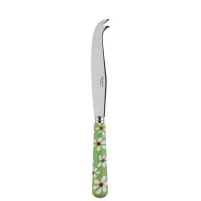 Sabre Paris Marguerite Garden Green Large Cheese Knife