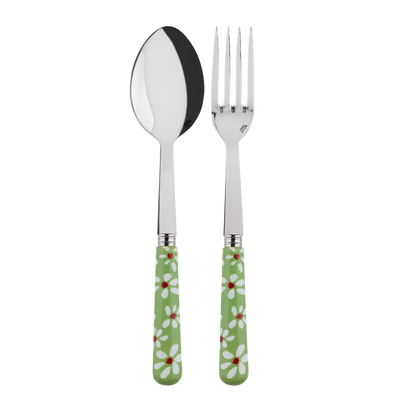 Sabre Paris Marguerite Garden Green Serving Set