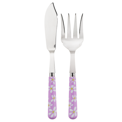 Sabre Paris Marguerite Pink Fish Serving Set