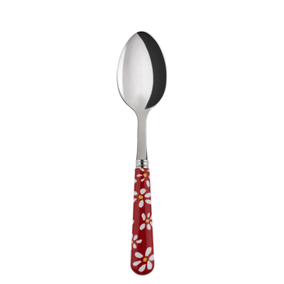 Sabre Paris Marguerite Red Dessert Spoon