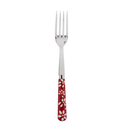 Sabre Paris Marguerite Red Serving Fork