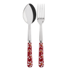 Sabre Paris Marguerite Red Serving Set