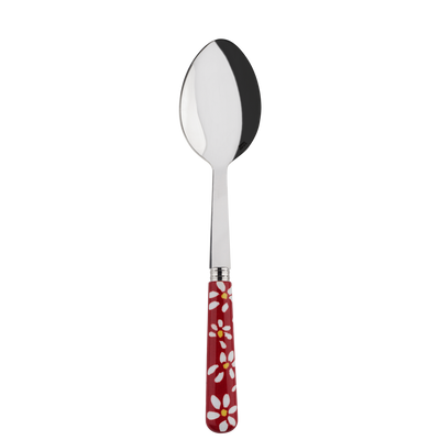Sabre Paris Marguerite Red Serving Spoon
