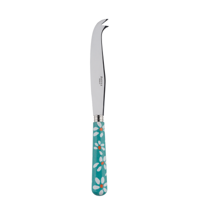 Sabre Paris Marguerite Turquoise Large Cheese Knife
