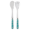 Sabre Paris Marguerite Turquoise Salad Set