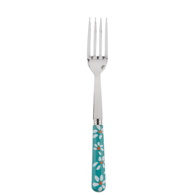 Sabre Paris Marguerite Turquoise Serving Fork