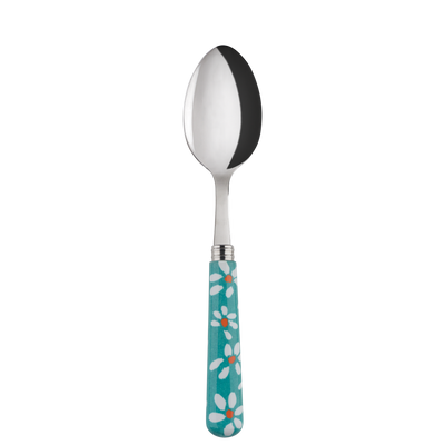 Sabre Paris Marguerite Turquoise Soup Spoon