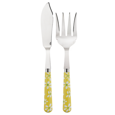 Sabre Paris Marguerite Yellow Fish Serving Set