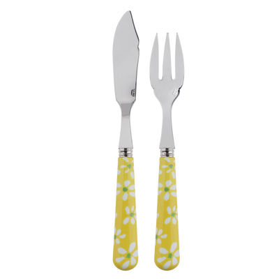 Sabre Paris Marguerite Yellow Fish Set