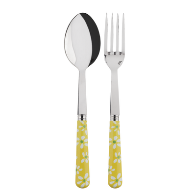 Sabre Paris Marguerite Yellow Serving Set