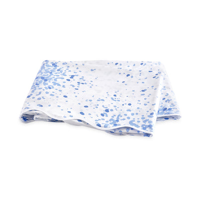 Matouk Poppy Azure Flat Sheet